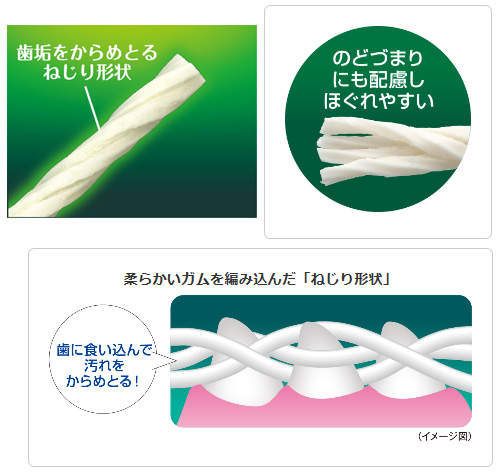 おやすみ前の歯みがきガム