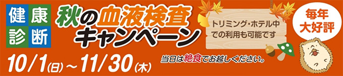 血液検査キャンペーン